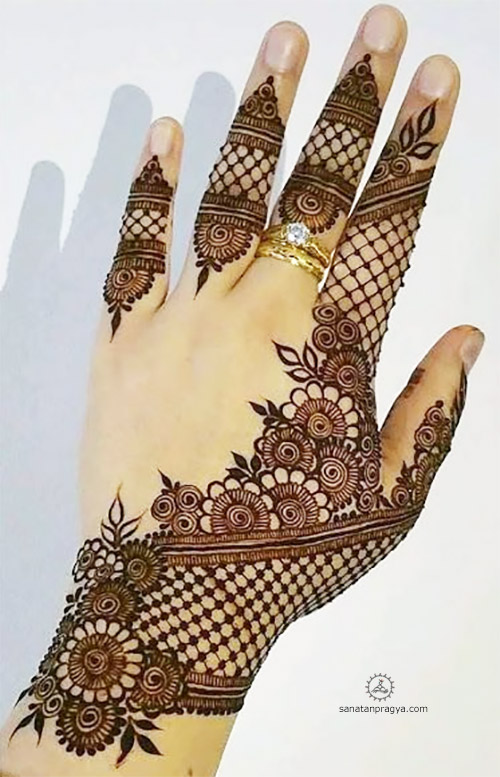 Mehandi Design Back Side