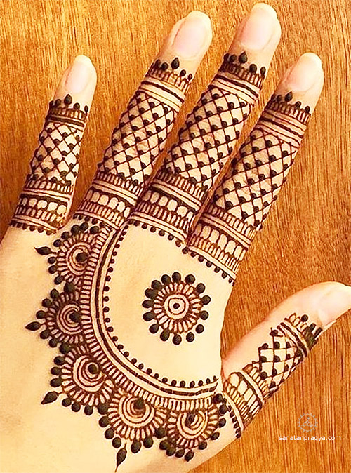 Mehandi Design Back Side