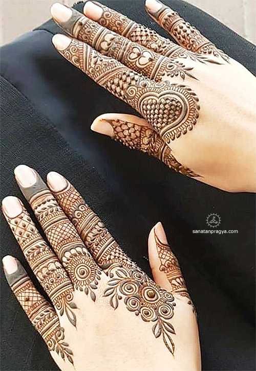 Mehandi Design Back Side