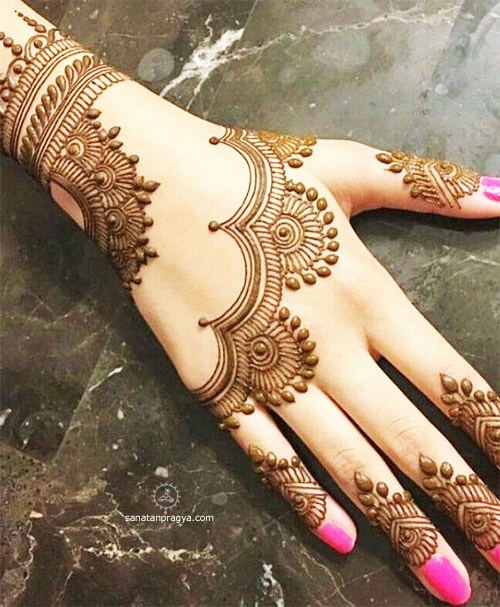 Mehandi Design Back Side