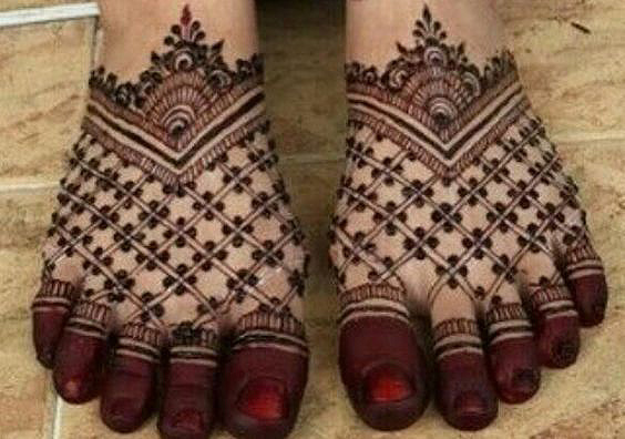 Foot Mehandi Design