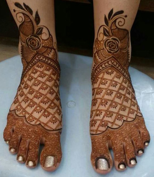 Foot Mehandi Design