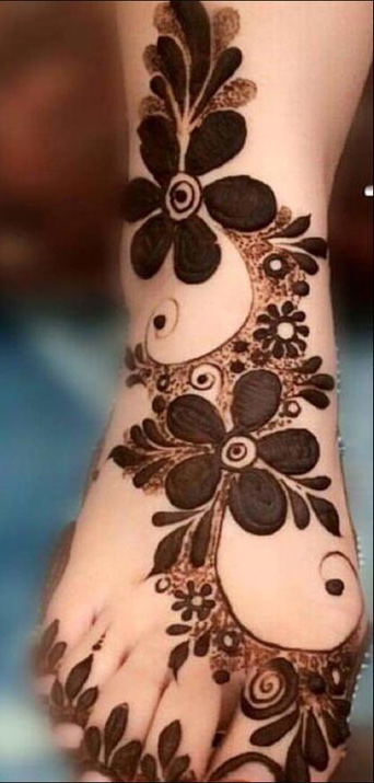 Foot Mehandi Design
