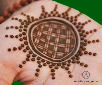 Sun Mehandi Design