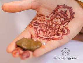 Ganesha Mehandi Design