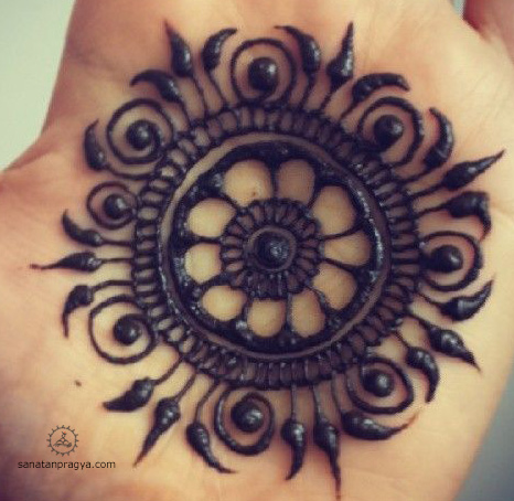 Mandal Mehandi Design