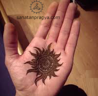Sun Mehandi Design