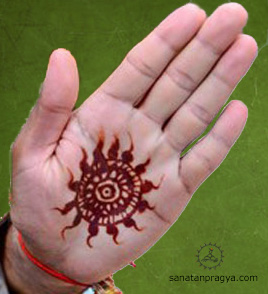 Sun Mehandi Design